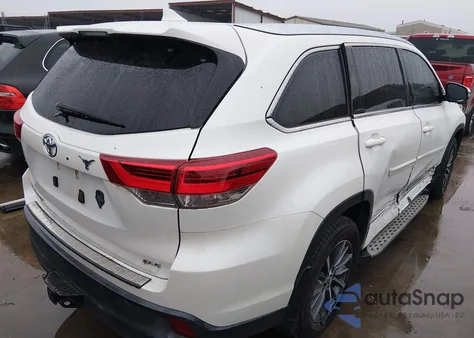 2018 Toyota Highlander Xle from USA, damaged, VIN 5TDKZRFH0JS282686